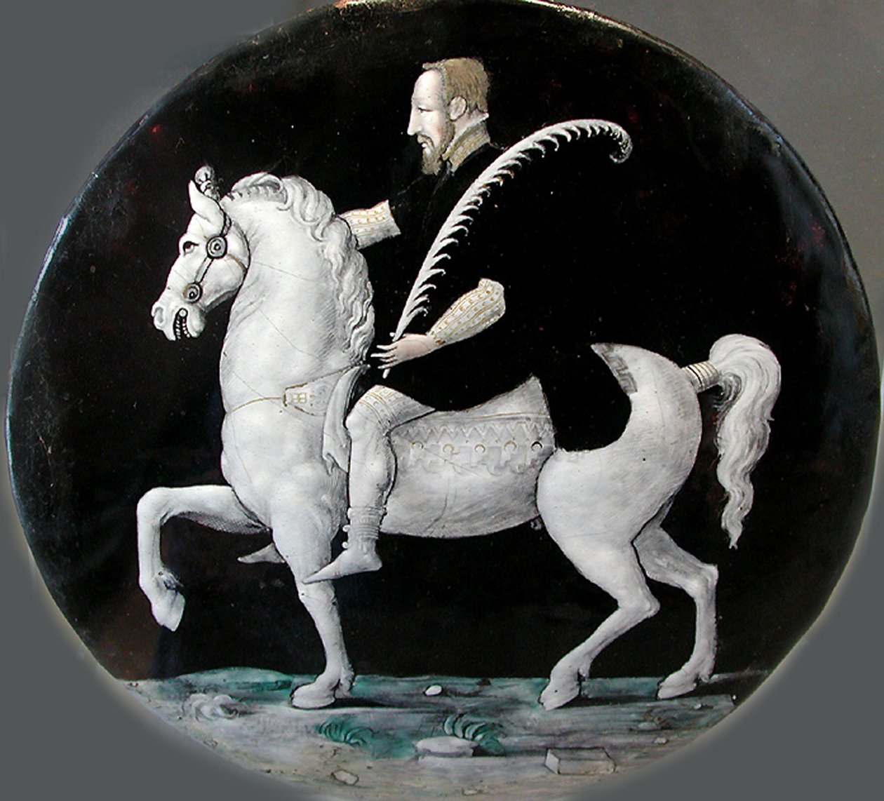 Le roi Henri II de France à cheval, milieu du 16e siècle - Limousin