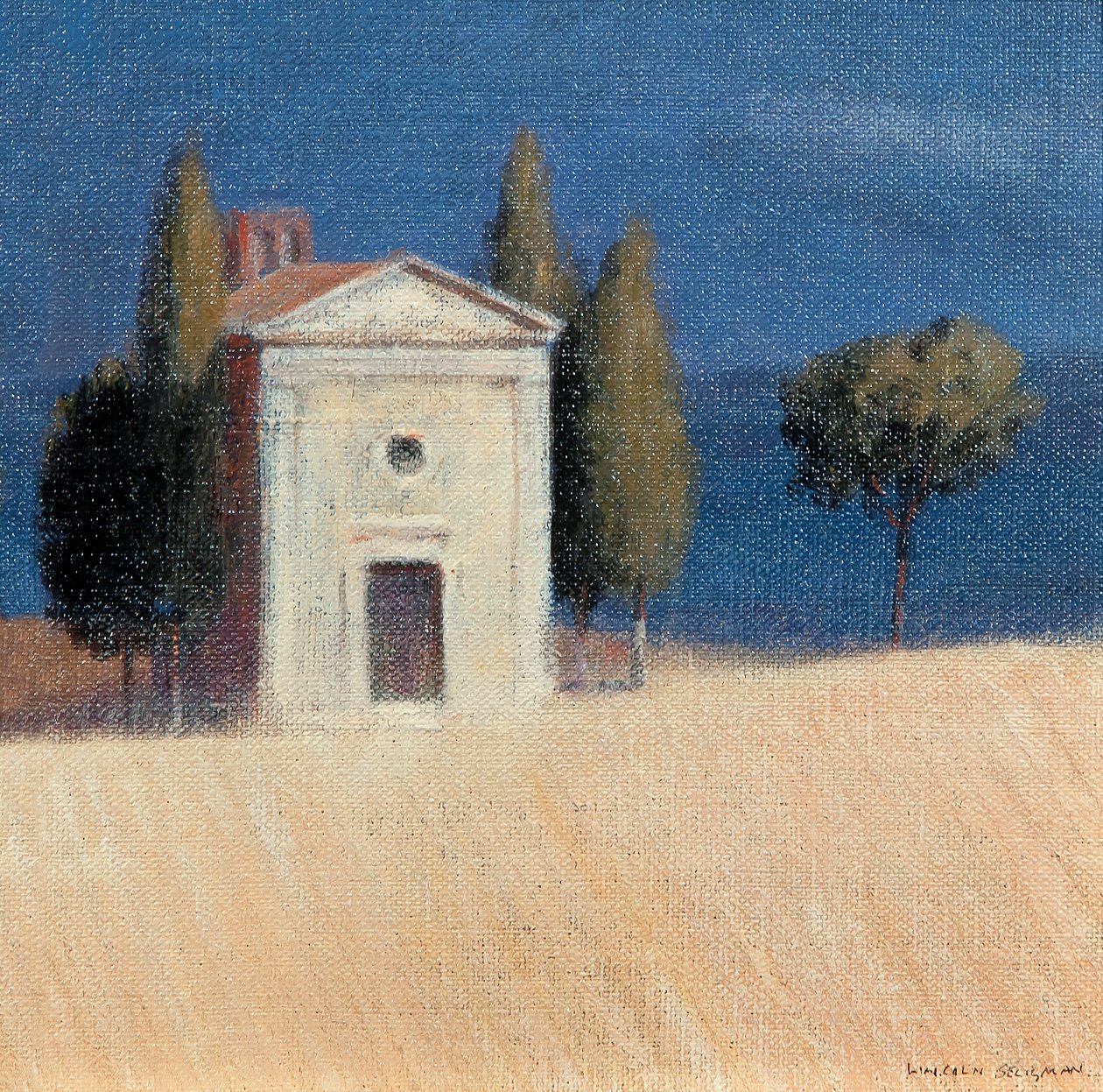 Chapelle près de Pienza II, 2012 - Lincoln Seligman