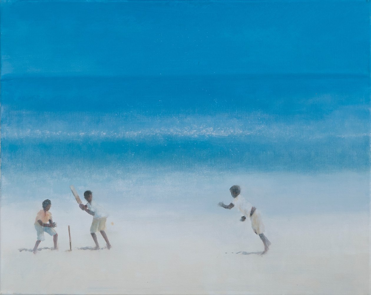 Cricket sur la plage, 2012 - Lincoln Seligman