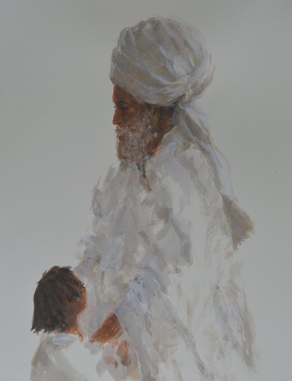 Vieil homme et enfant - Lincoln Seligman
