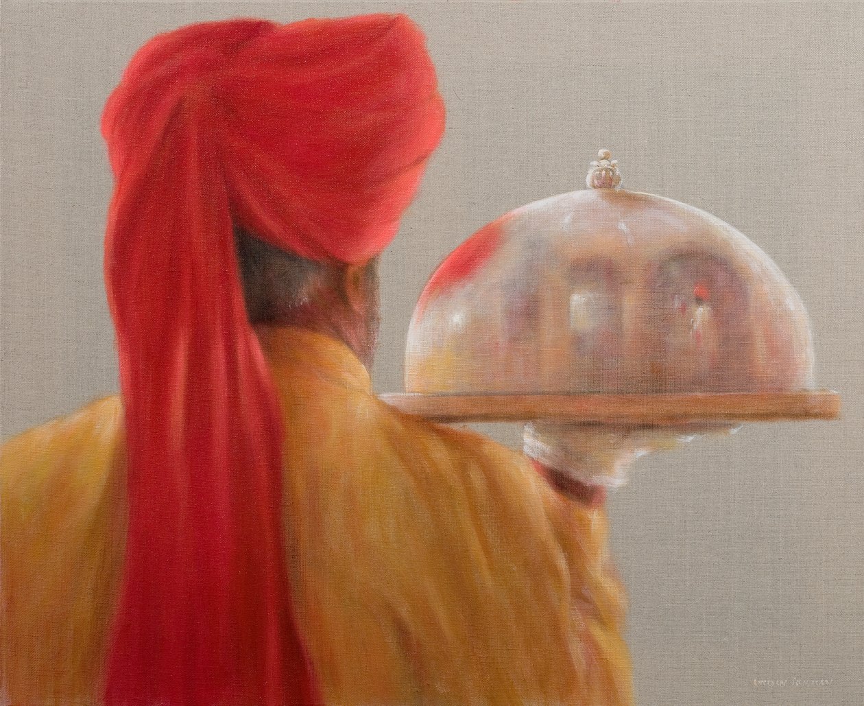 Serveur, Palais de Rambagh, 2010 - Lincoln Seligman