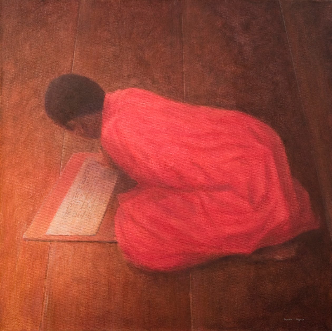 Jeune moine en classe - Lincoln Seligman