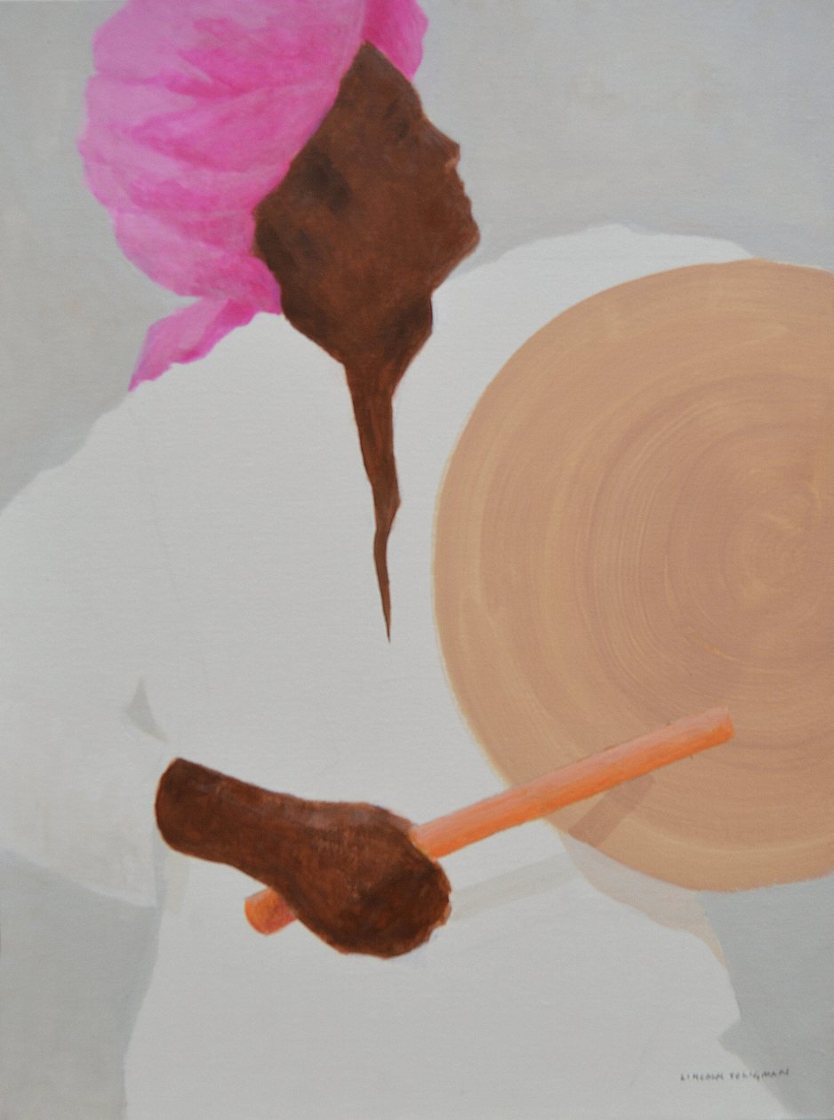 Batteur, turban rose - Lincoln Seligman