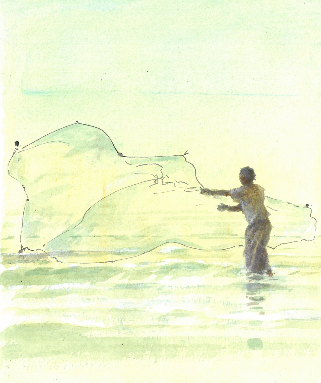 Pêcheur solitaire 2, 2015 - Lincoln Seligman