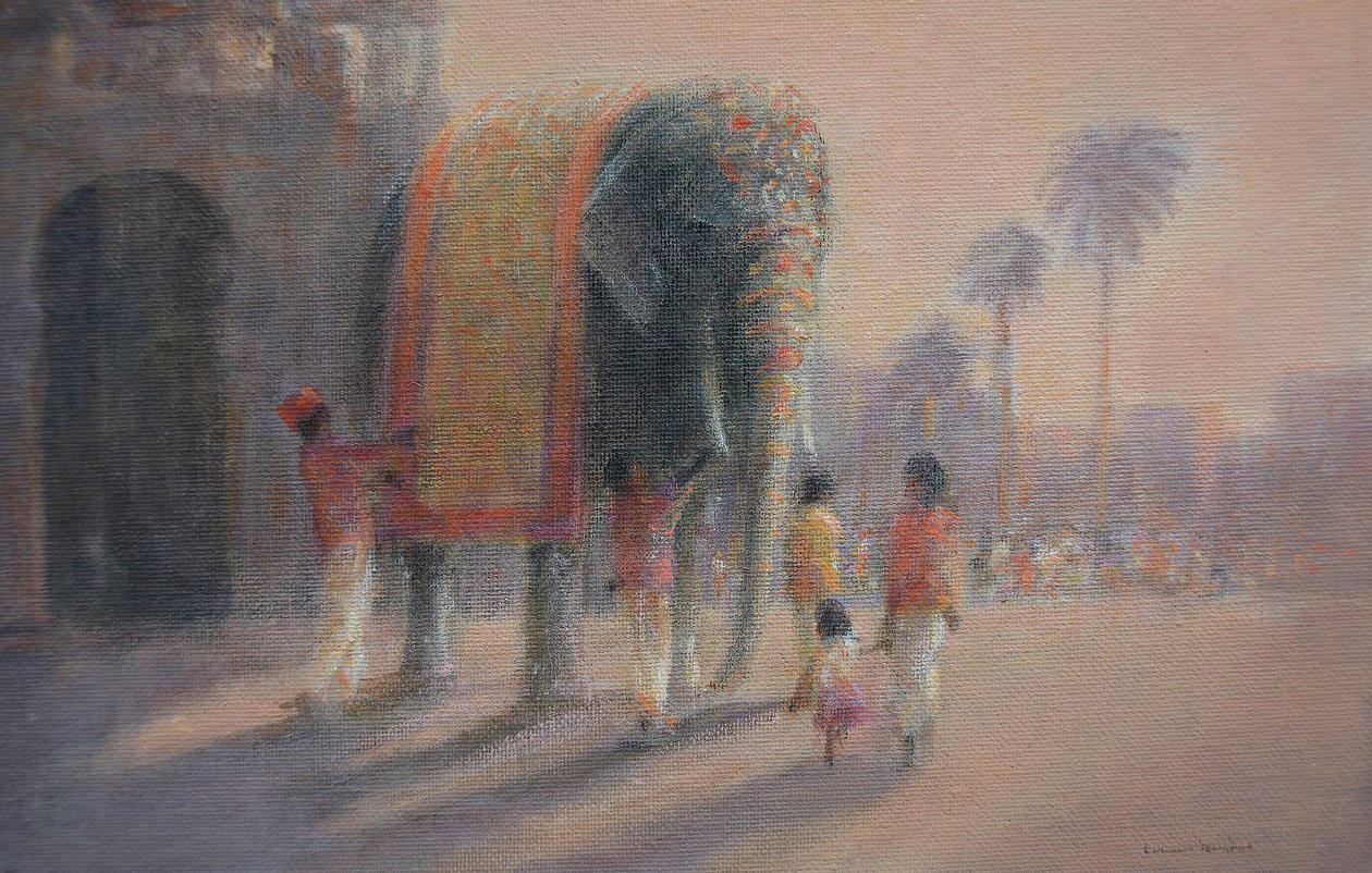 Éléphant peint - Lincoln Seligman
