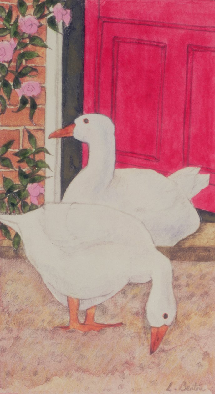Canards près de la Porte Ouverte - Linda Benton