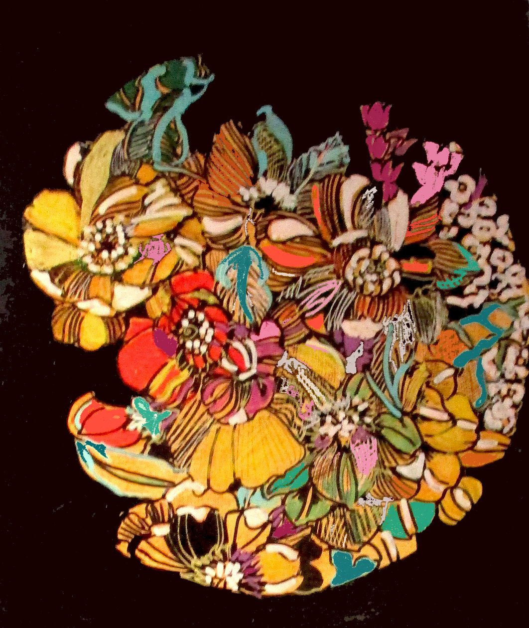 Fleurs pour la mère de Mitch, 2017 - linda arthurs