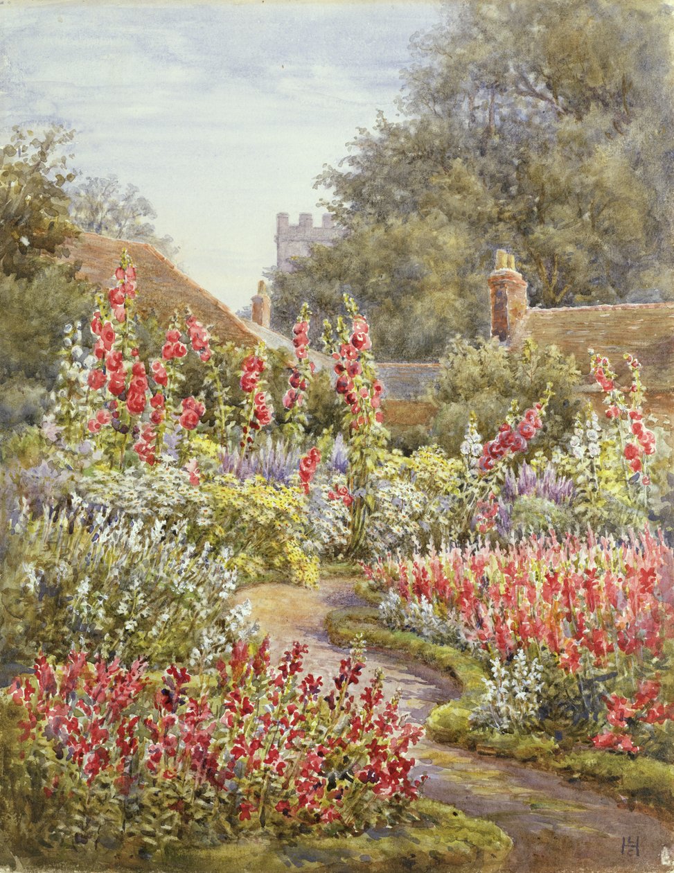 Rose trémière - Lionel Charles Henley