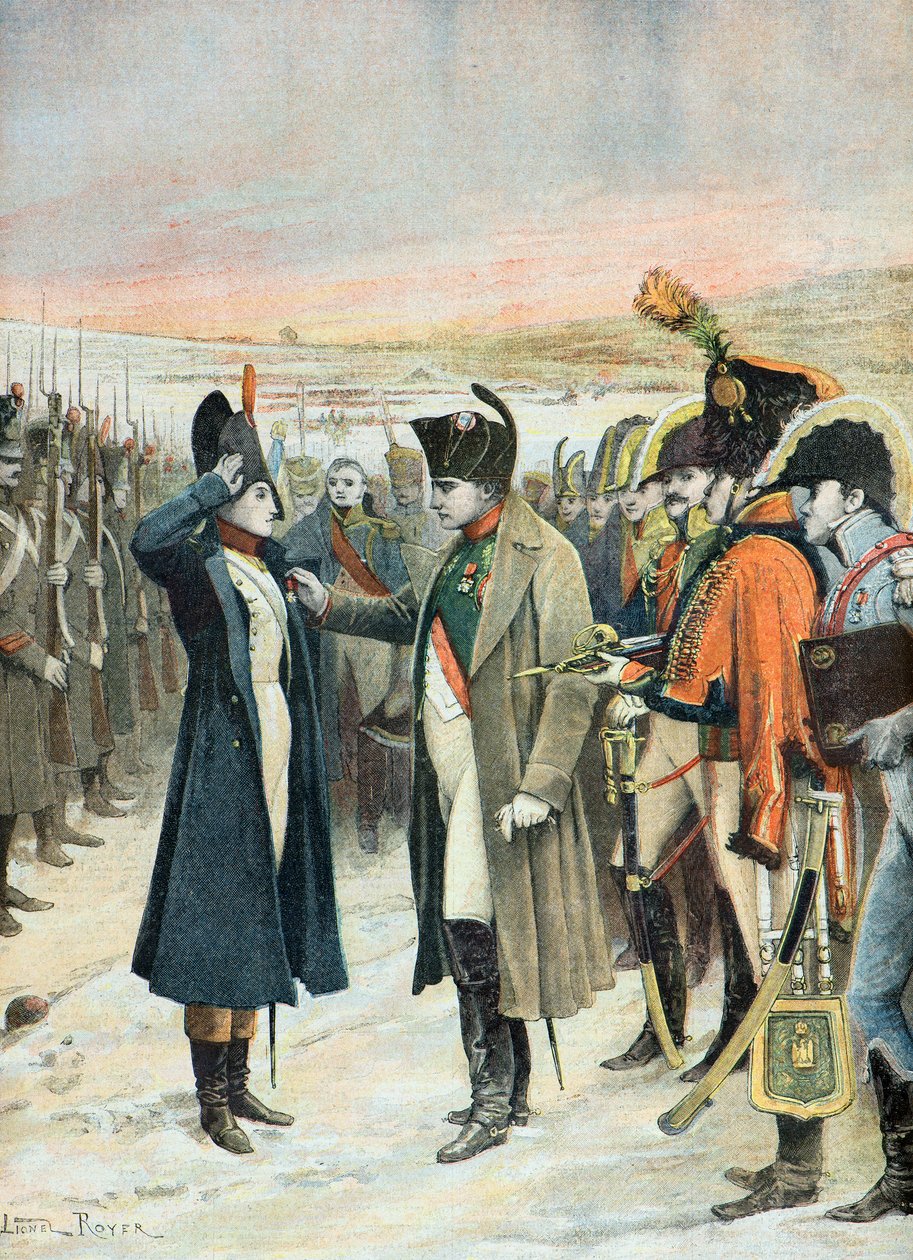 Napoléon décore Marie Jeanne Schellinck en 1808 - Lionel Noel Royer