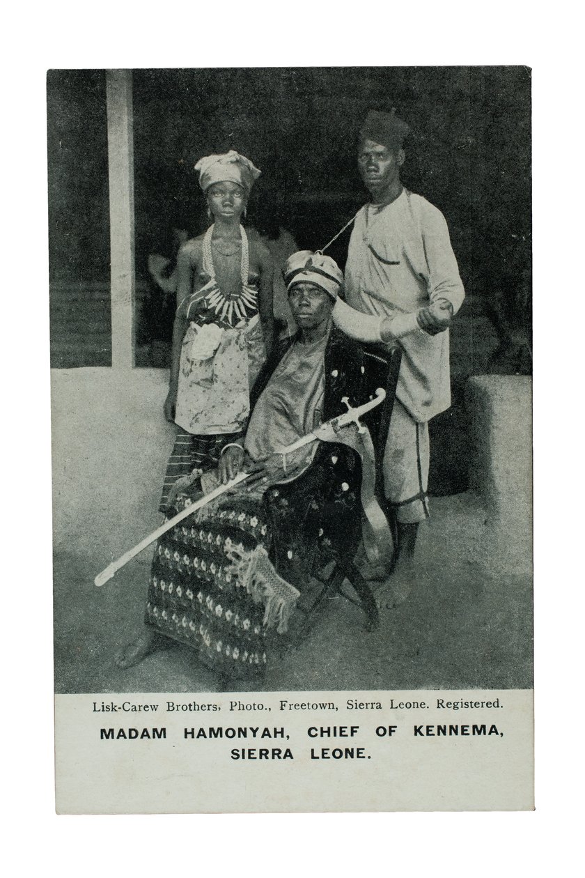 Madam Hamonyah, Chef de Kennema, Sierra Leone, vers 1905-07 - Lisk Carew Brothers