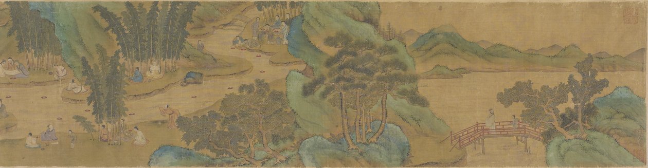 Réunion au Pavillon des Orchidées - Liu Songnian