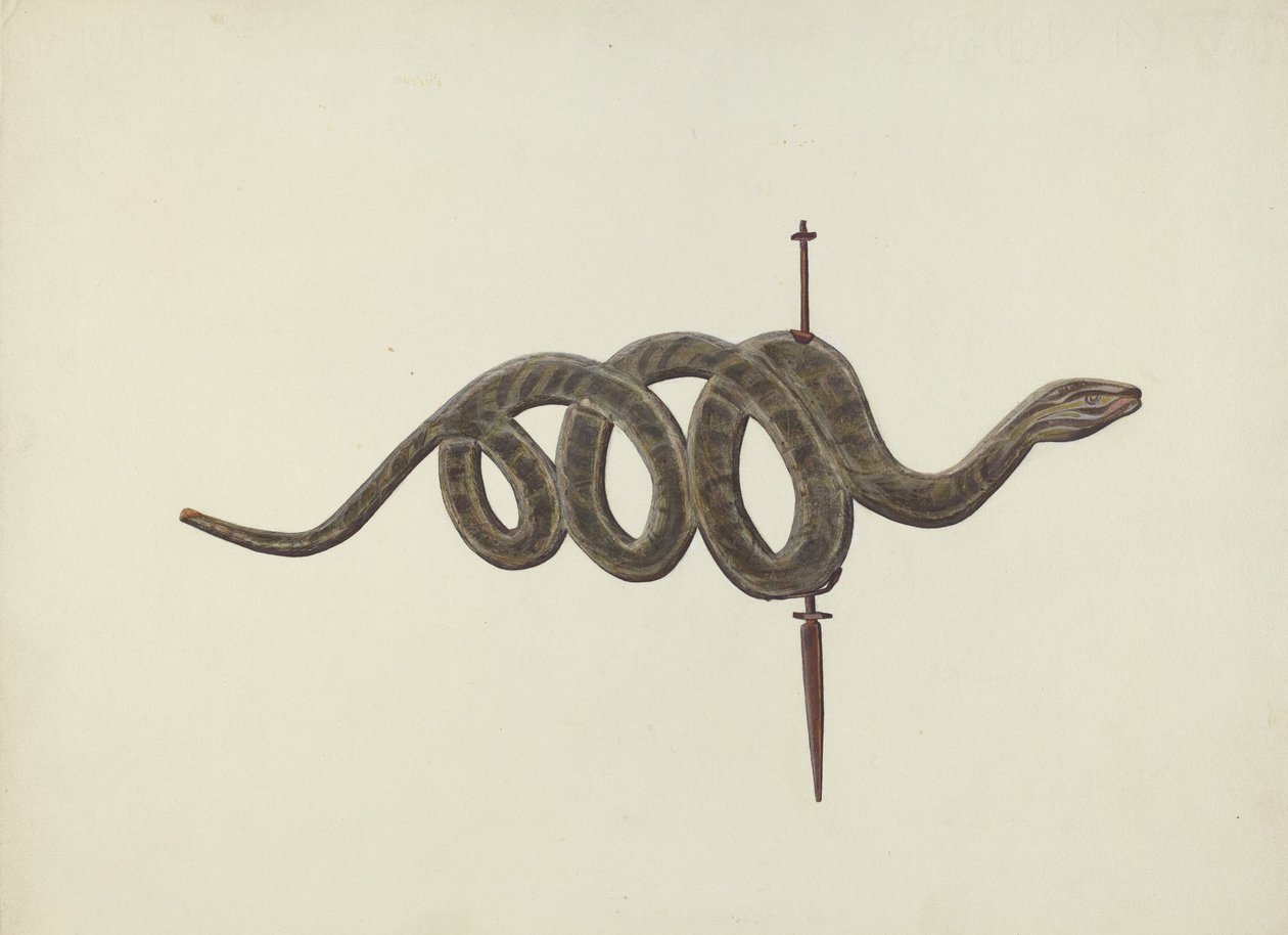Girouette Serpent, vers 1938 - Lloyd Broome