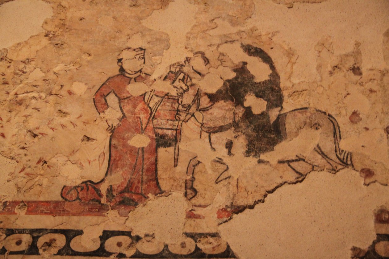 Peinture murale au Musée d