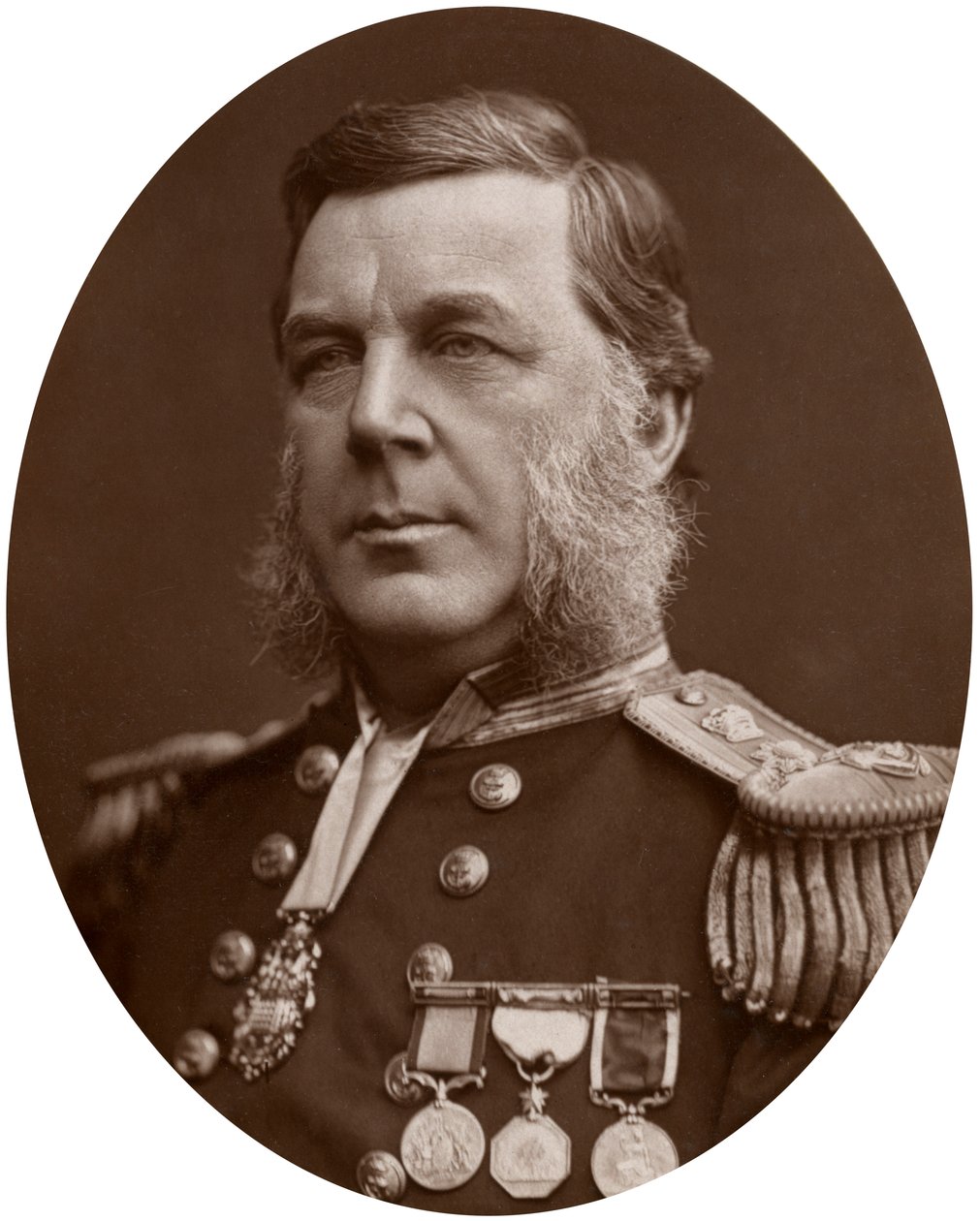 Capitaine Bedford Clapperton Trevelyan Pim, officier de marine britannique, 1883 - Lock and Whitfield