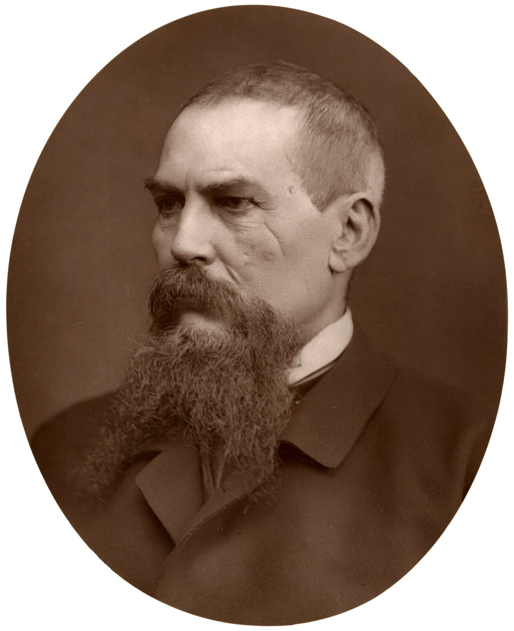 Capitaine Richard Burton, explorateur, écrivain, soldat et diplomate britannique, 1876 - Lock and Whitfield