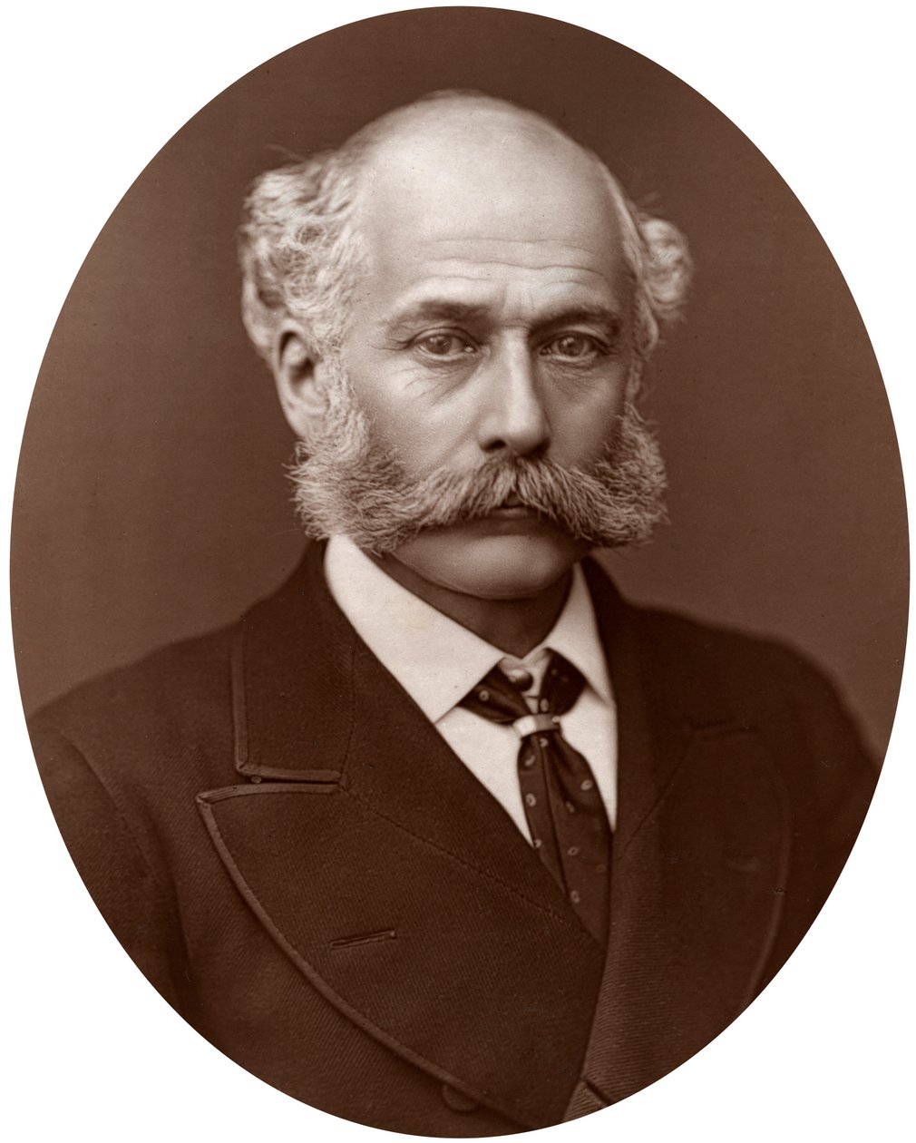 Sir Joseph Bazalgette, CB, ingénieur civil britannique, 1877 - Lock and Whitfield