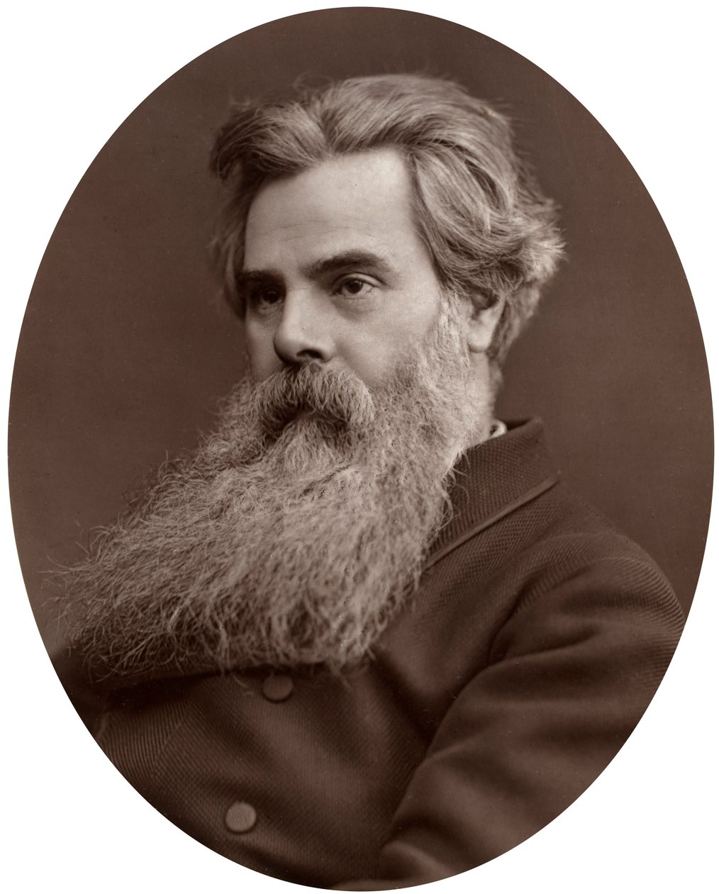 Thomas Woolner, RA, professeur de sculpture à la Royal Academy, 1877 - Lock and Whitfield