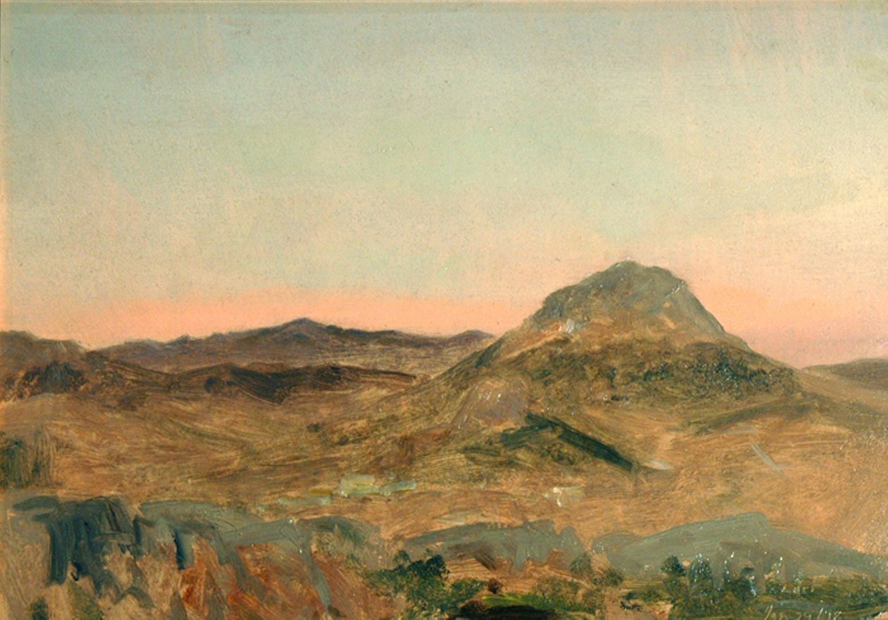 Sommet de Montagne Grec au Crépuscule - Lockwood de Forest