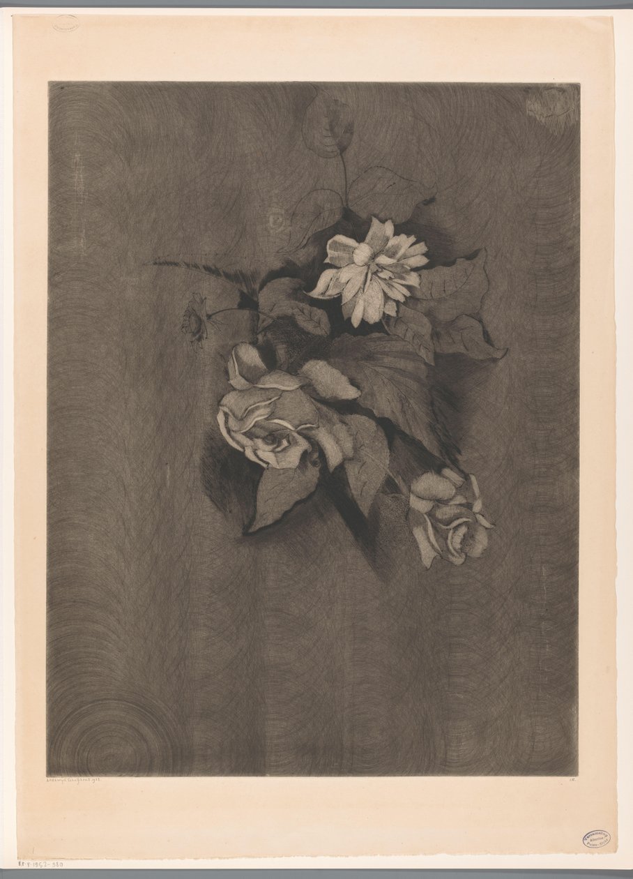 Les Roses - Lodewijk Schelfhout (signed by artist)