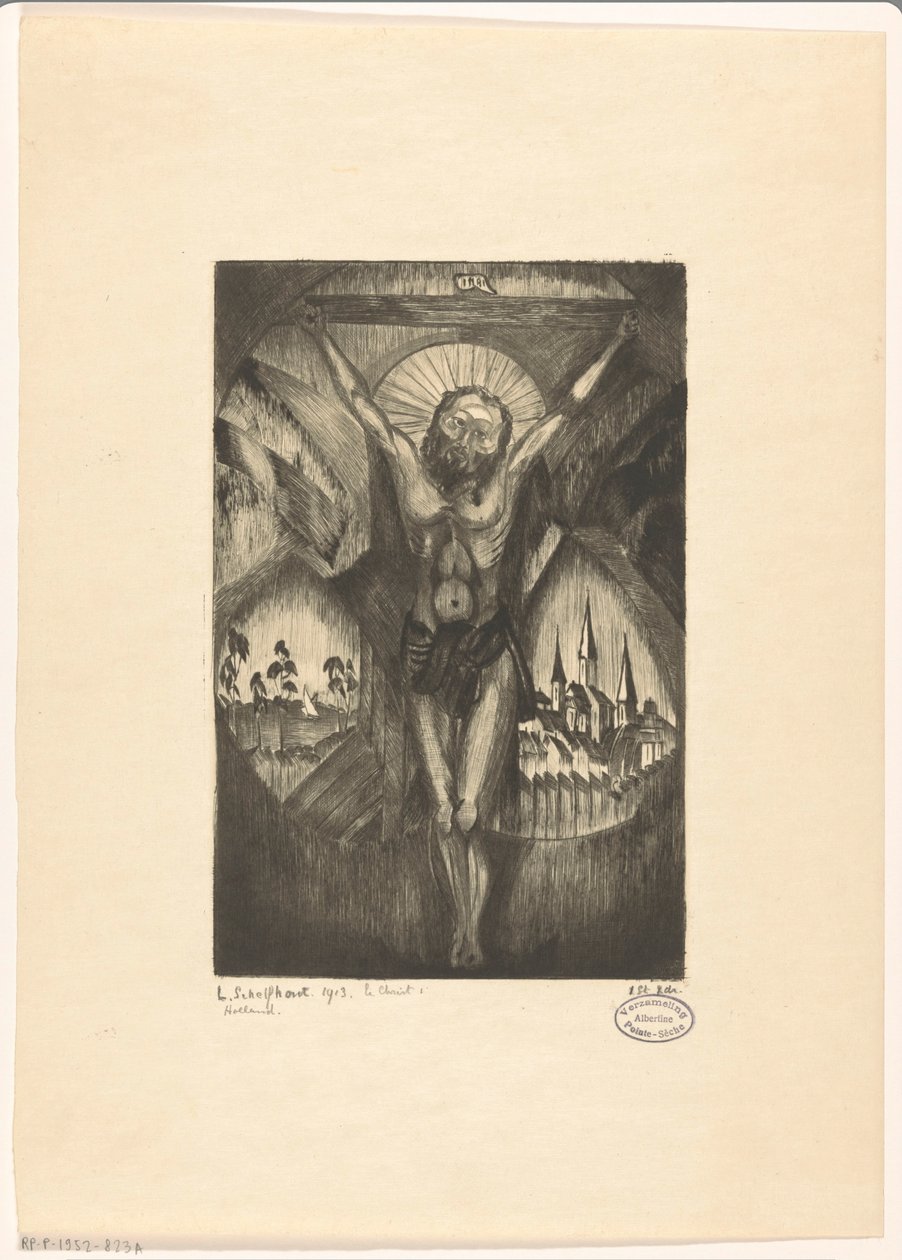 Le Christ I - Lodewijk Schelfhout (signed by artist)
