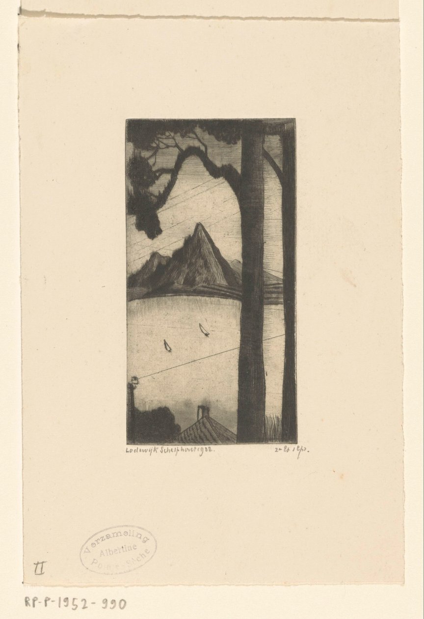 Paysage corse - Lodewijk Schelfhout (signed by artist)