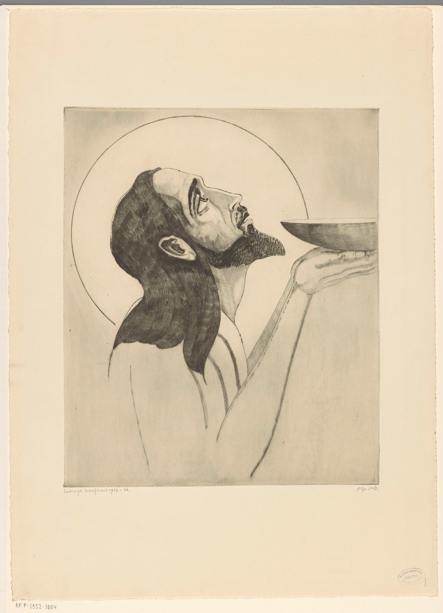 Jean-Baptiste - Lodewijk Schelfhout (signed by artist)