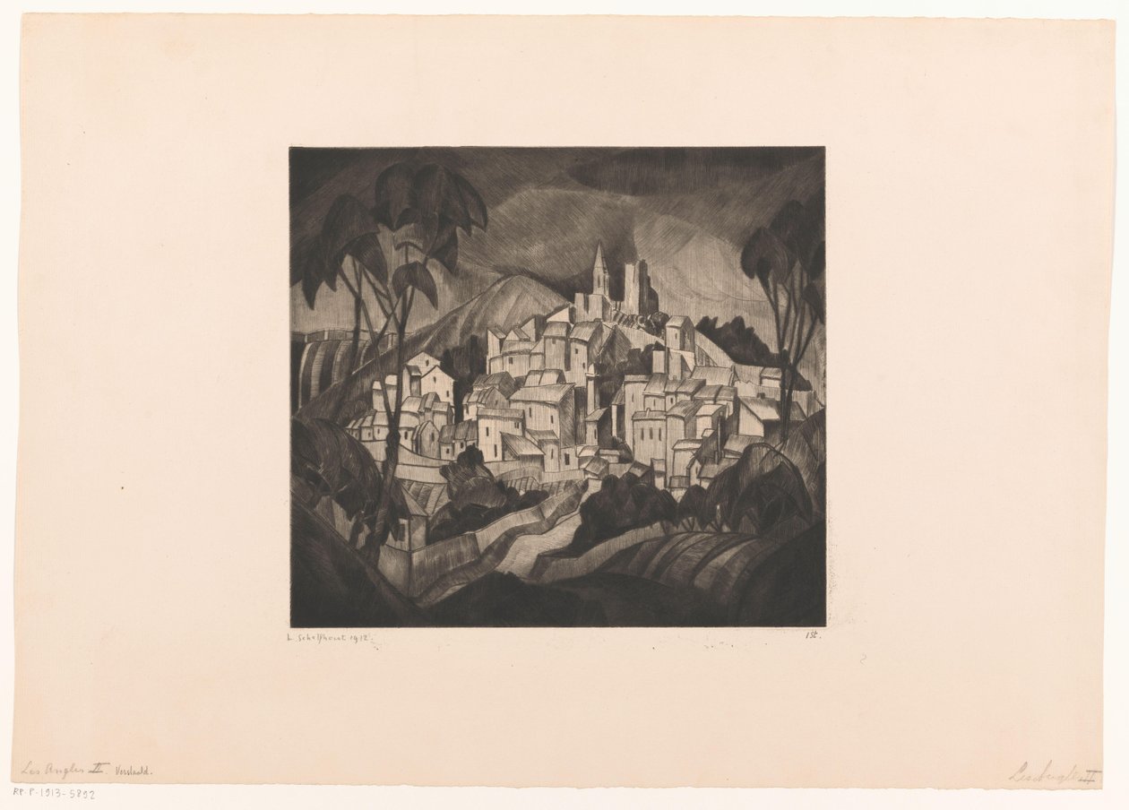 Les Angles II - Lodewijk Schelfhout (signed by artist)