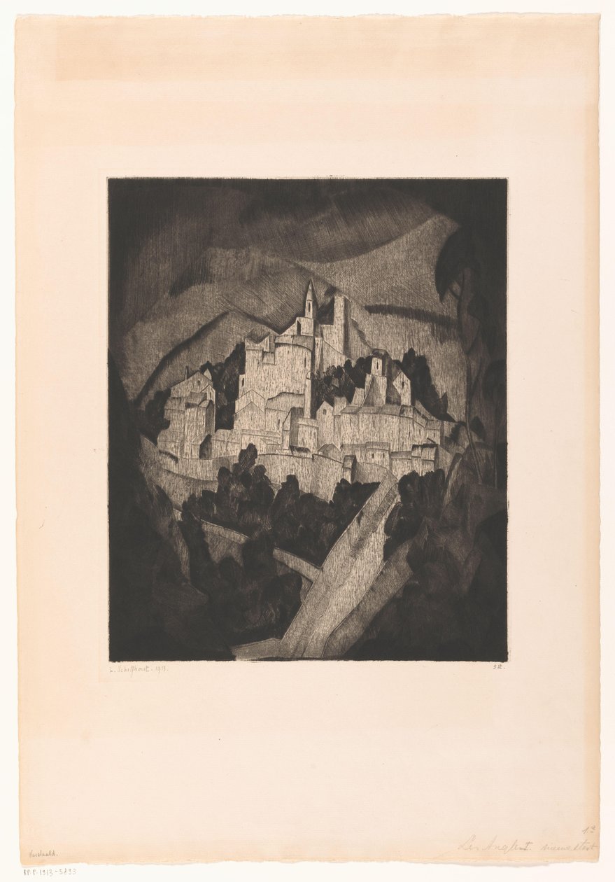 Les Angles I - Lodewijk Schelfhout (signed by artist)