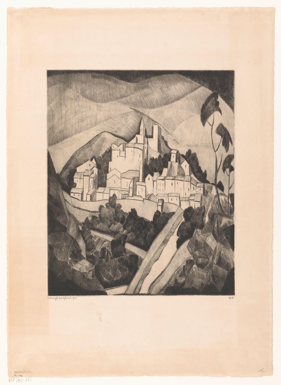 Les Angles I - Lodewijk Schelfhout (signed by artist)