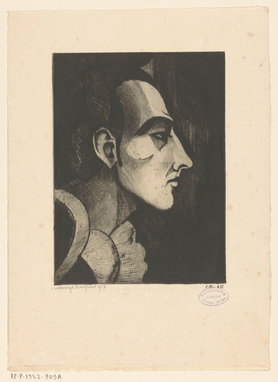 Pierrot I - Lodewijk Schelfhout (signed by artist)