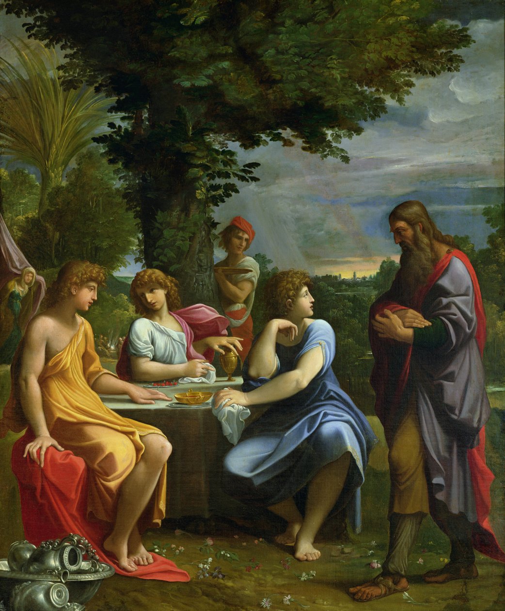 Abraham et les trois anges - Lodovico Carracci
