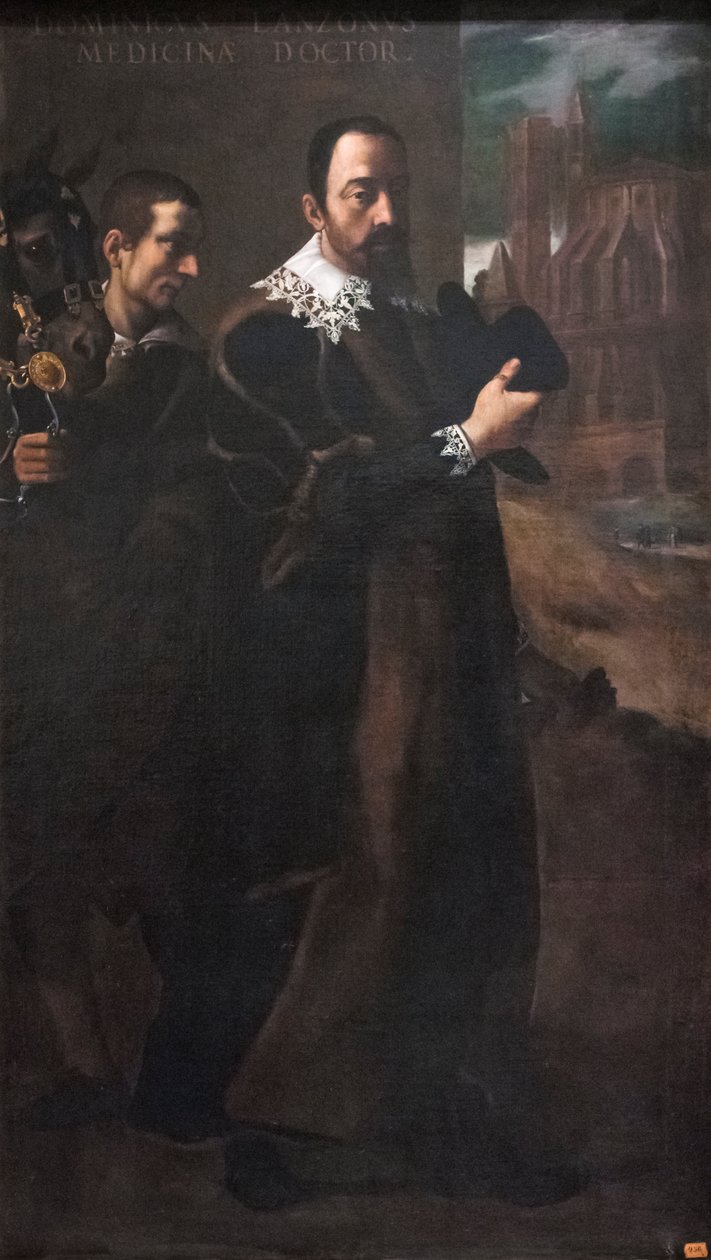 Portrait de Domenico Lanzoni - Lodovico (attr. to) Carracci