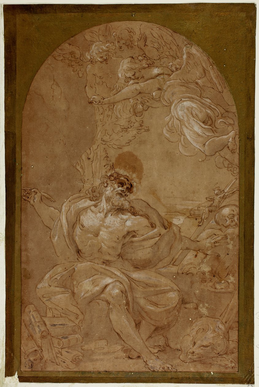 Étude pour Saint Jérôme - Lodovico Carracci