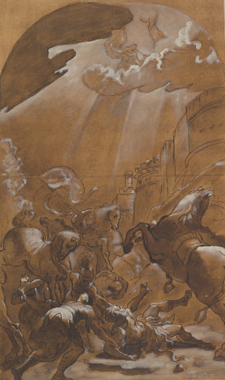 La Conversion de Saint Paul, vers 1587-89 - Lodovico Carracci