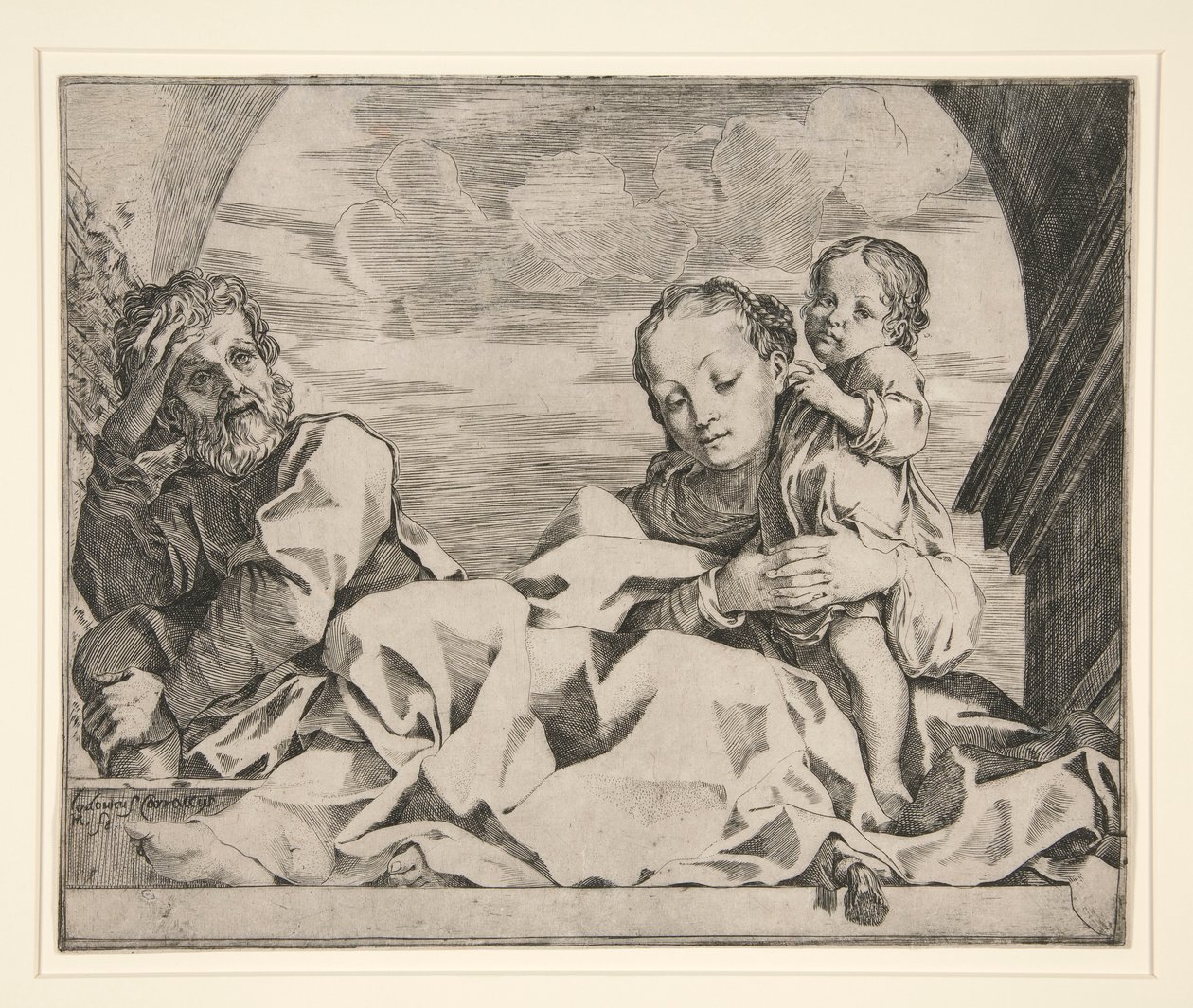 La Sainte Famille - Lodovico Carracci