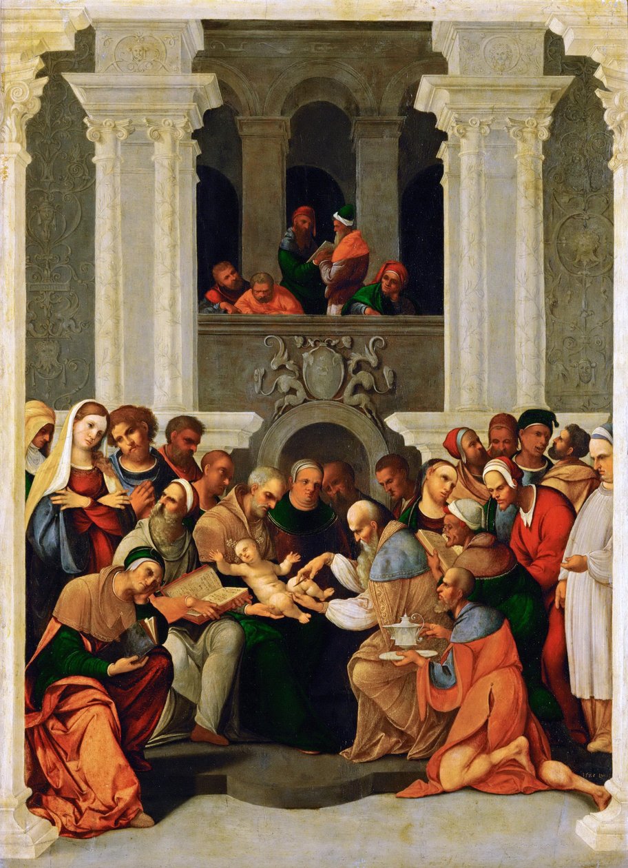 La circoncision du Christ - Lodovico Mazzolino