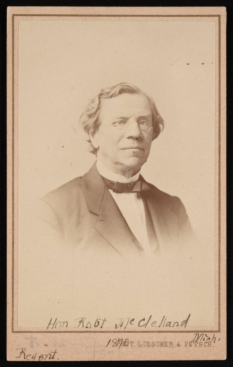 Portrait de Robert McClelland 1807-1880, 1870 - Adolf Charlemagne