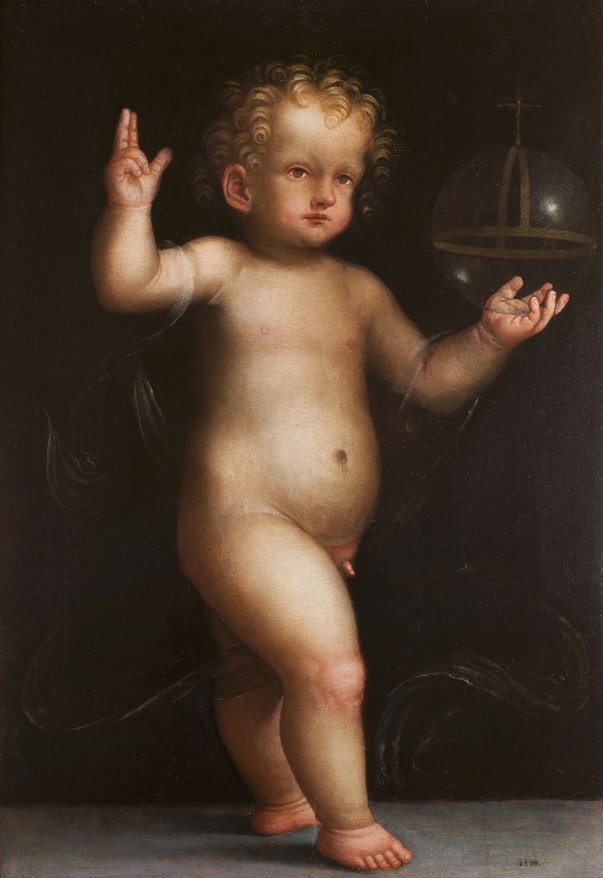 Jésus en tant que Salvator Mundi, 1519 - Lombard School