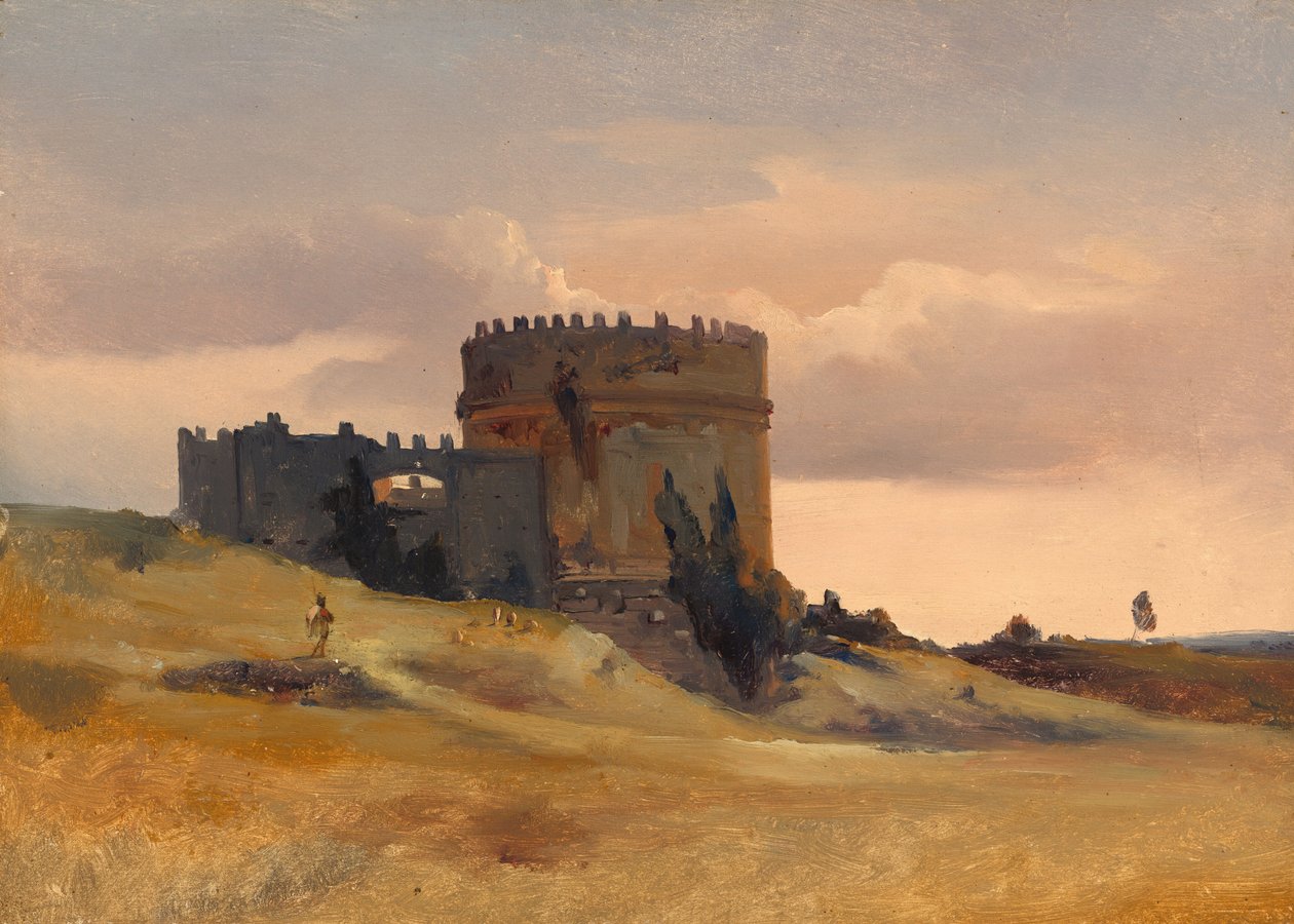 Le tombeau de Caecilia Metella - Léon François Antoine Fleury