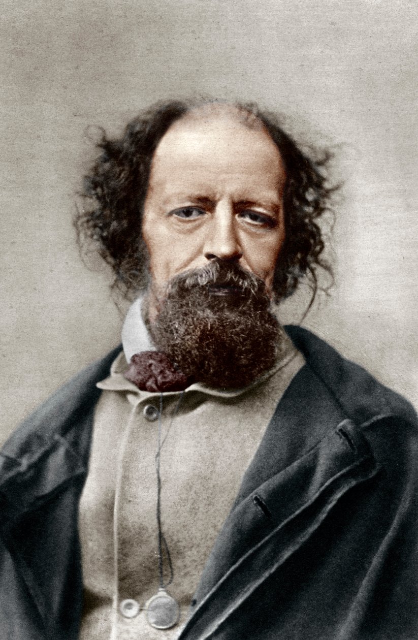Alfred, Lord Tennyson, Poète Lauréat du Royaume-Uni, vers 1867 - London Stereoscopic and Photographic Co