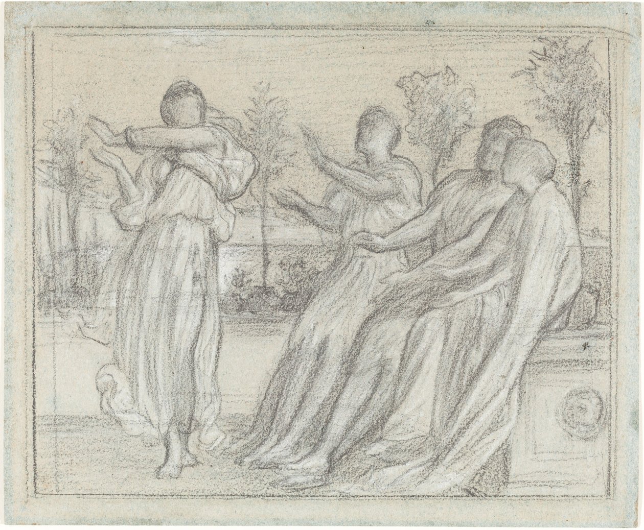 Étude pour "Fille grecque dansant" - Lord Leighton Frederic