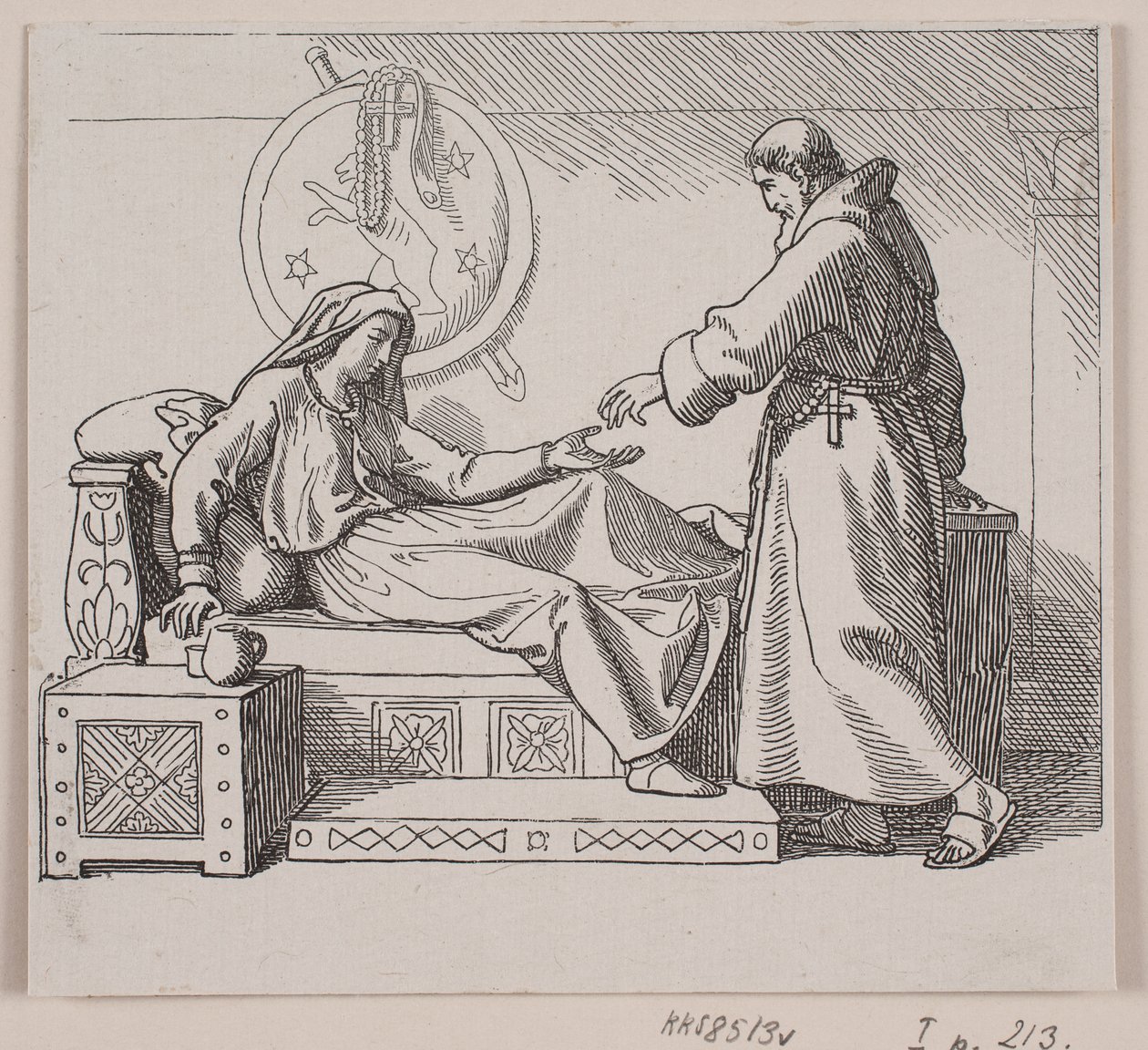 Illustration de "Svend Tveskægs voyage en Angleterre et la bataille de Svold" - Lorenz Frølich