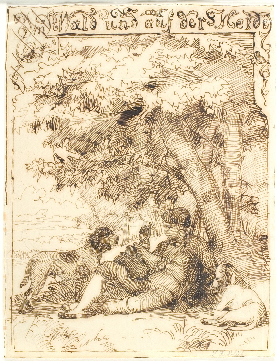 Dans la forêt et sur la lande - Lorenz Frølich
