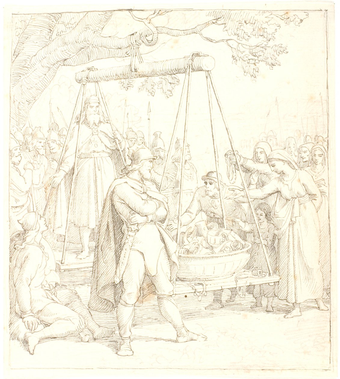 Le roi Svend est racheté - Lorenz Frølich