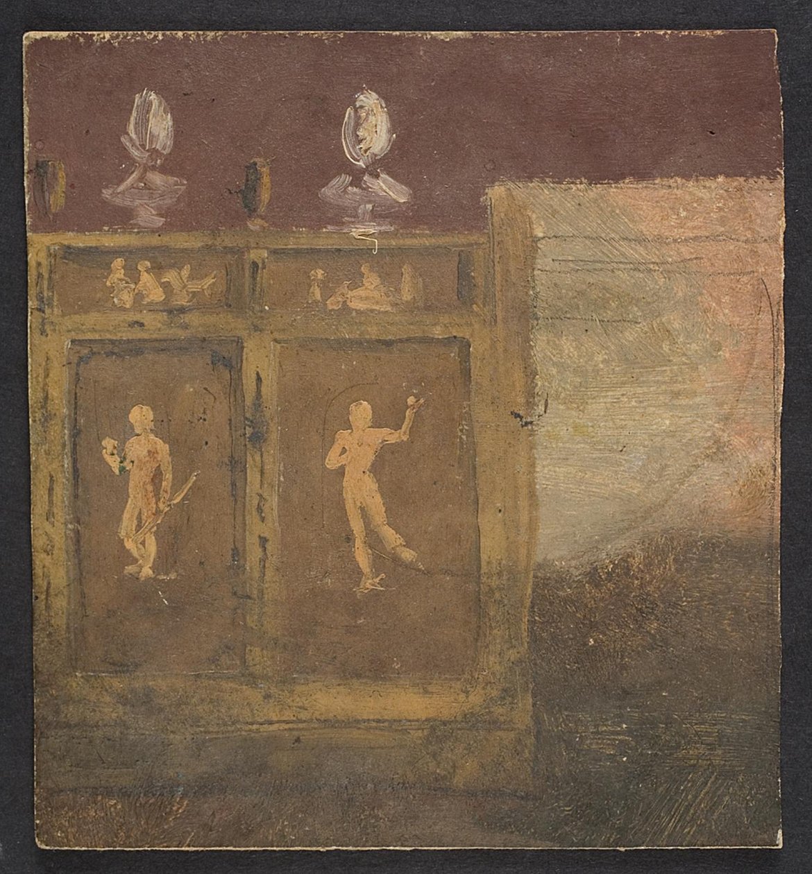 Décorations murales pour Valhøj 1838/1839 - Lorenz Frølich