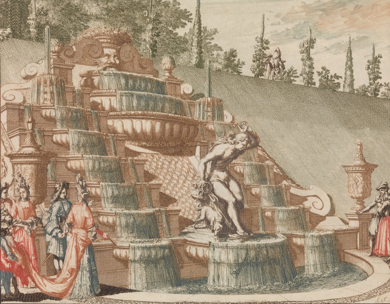 La Cascade de Narcisse, du côté est du Grand Jardin - Lorenz Scherm