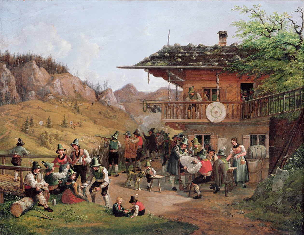 Exercice de tir à Fischbachau près du lac Schlier - Lorenzo I Quaglio