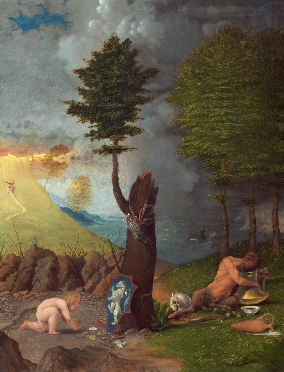 Allégorie de la Vertu et du Vice - Lorenzo Lotto