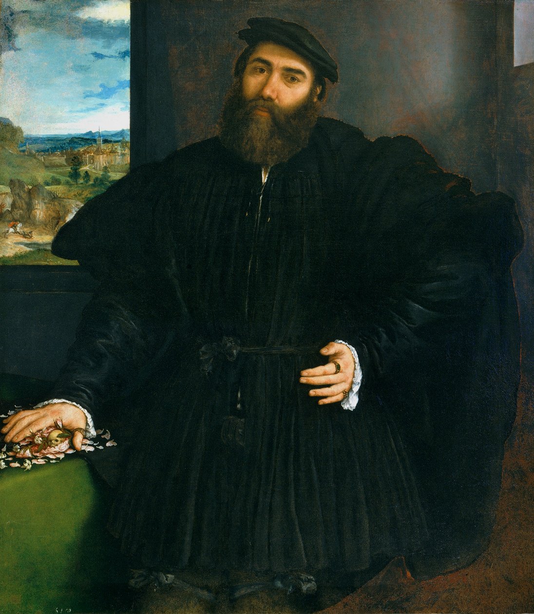 Portrait du veuf Mercurio Bua, vers 1535 - Lorenzo Lotto