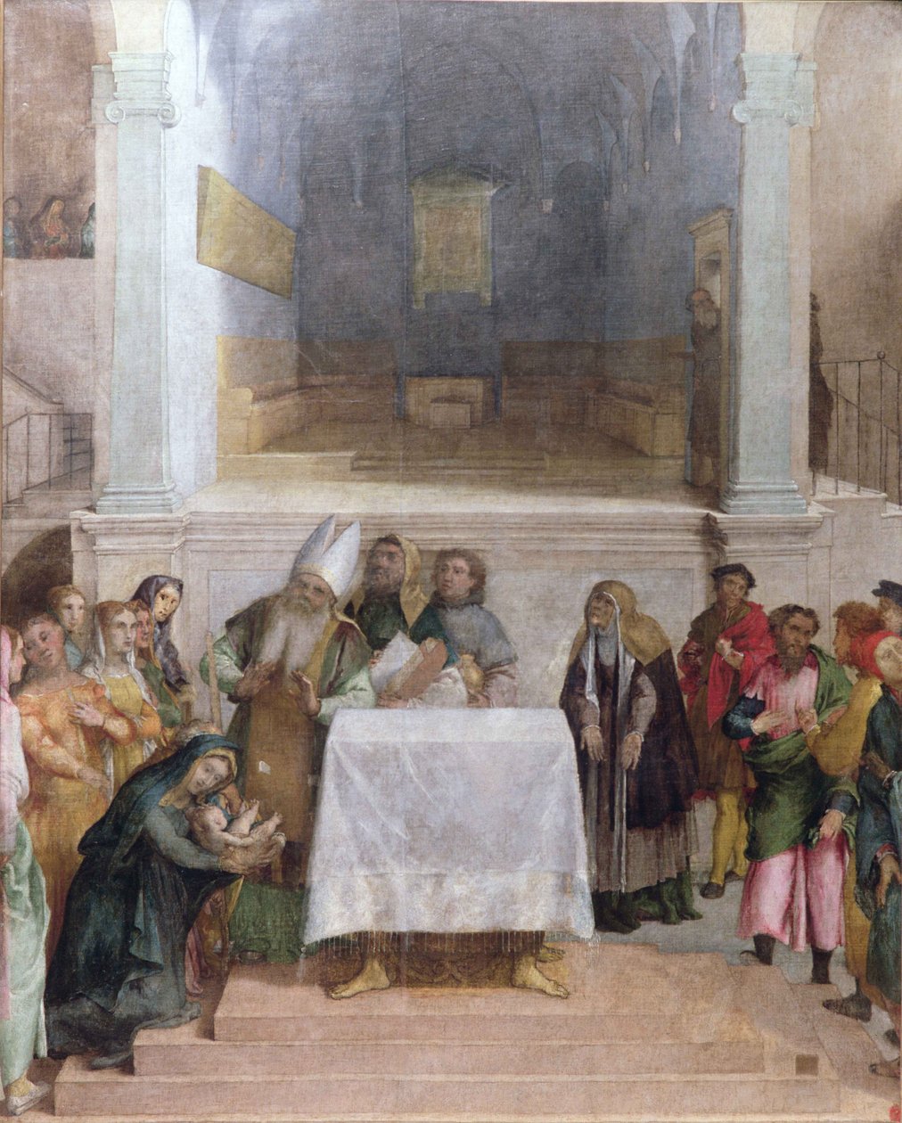 La présentation du Christ au temple, vers 1556 - Lorenzo Lotto